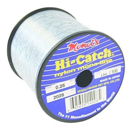 Momoi HiCatch Mono Line 16Lb 1013Yd Smoke Blue 14Lb Spool 14016